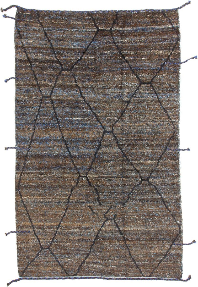 Orientteppich Berber Maroccan Design 168x279 Handgeknüpfter Moderner Orientteppich, Nain Trading, rechteckig, Höhe: 20 mm