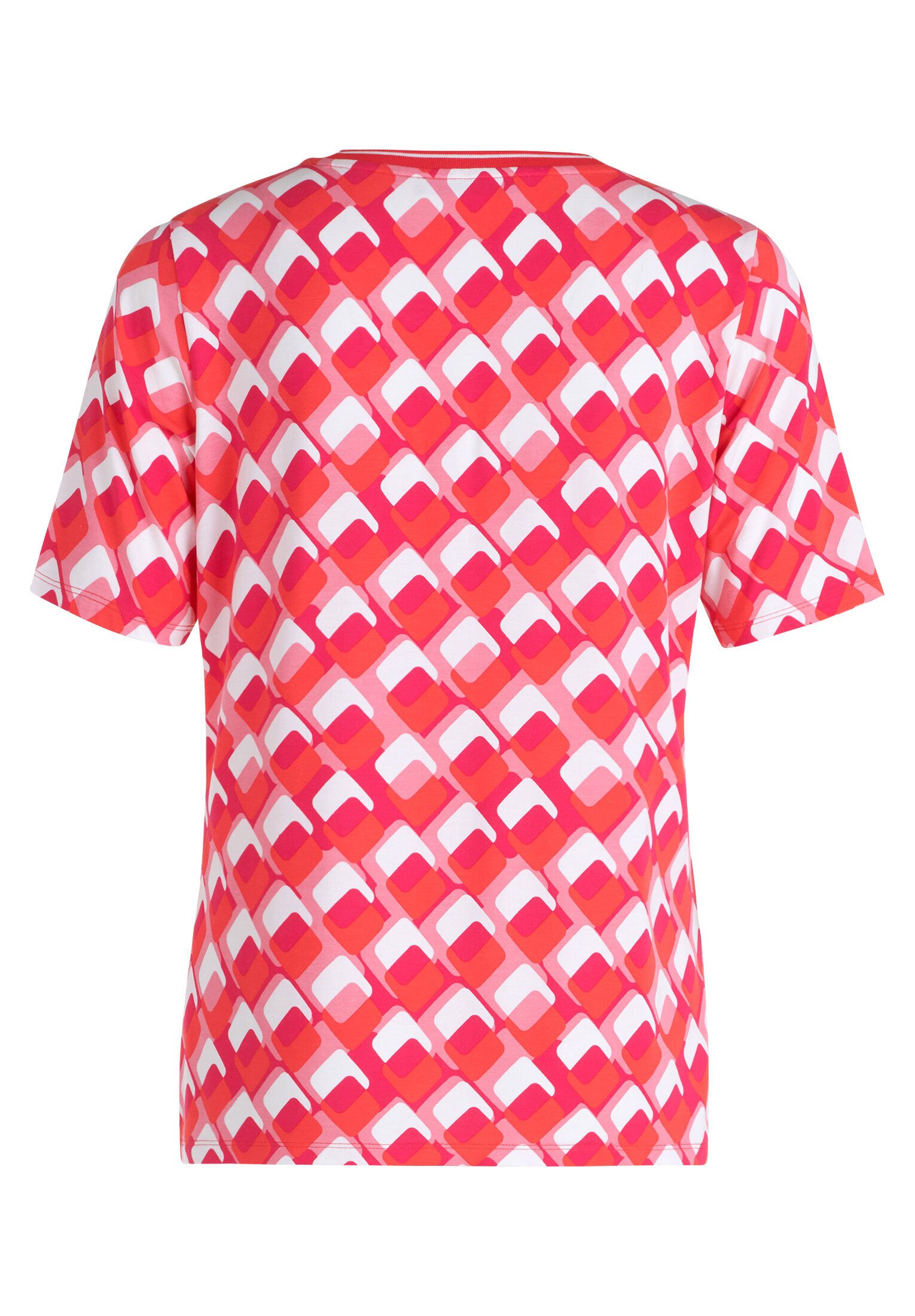 Betty Barclay Kurzarmshirt Damen mit Print (1-tlg) Rippbündchen