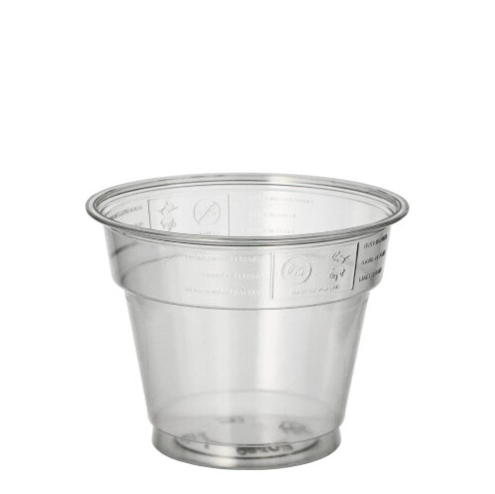 Starpak Becher 50 Trinkbecher "Hurricane", PET 0,28 l Ø 9,5 cm · 7,3 cm glasklar