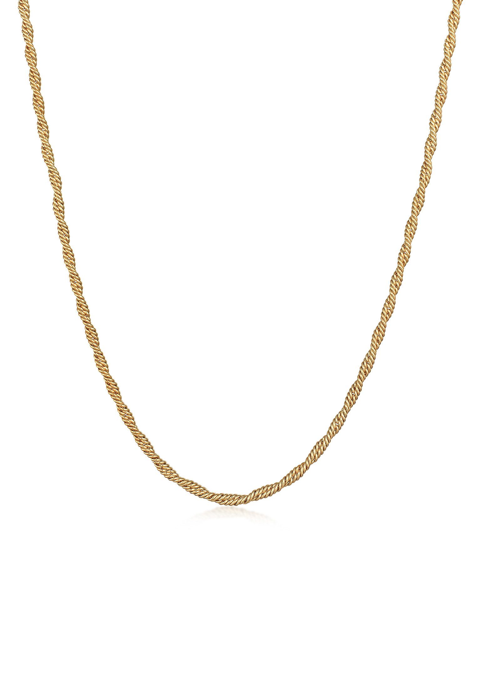 Silberkette Herren Basic Kordelkette Gedreht 925 Silber
