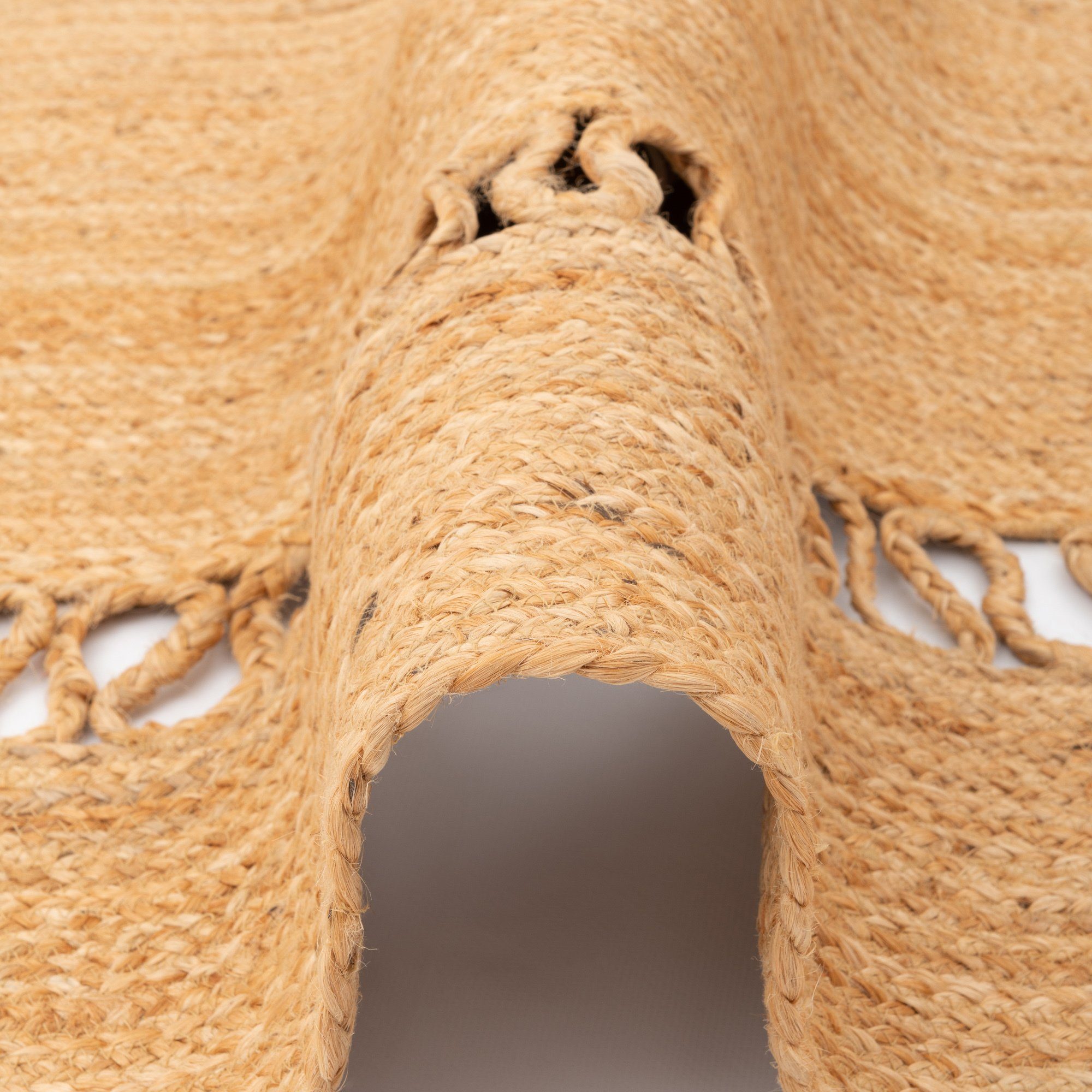 Pergamon Sisalteppich Naturfaser Teppich Jute Salsa Modern, Oval, Höhe: 9 mm