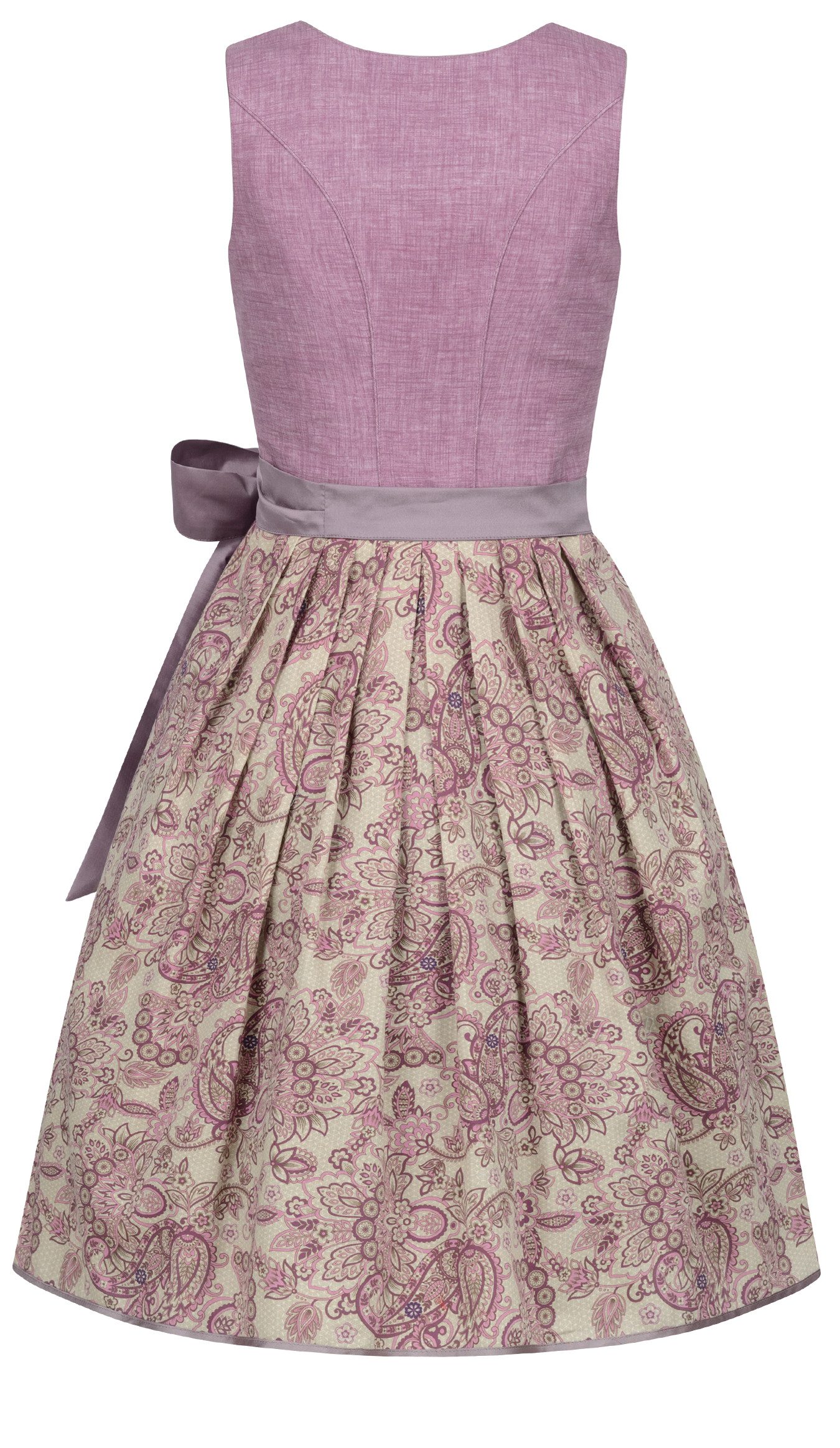 Nübler Trachtenkleid Mididirndl Gina in Flieder von Nübler - Rocklänge 65 cm