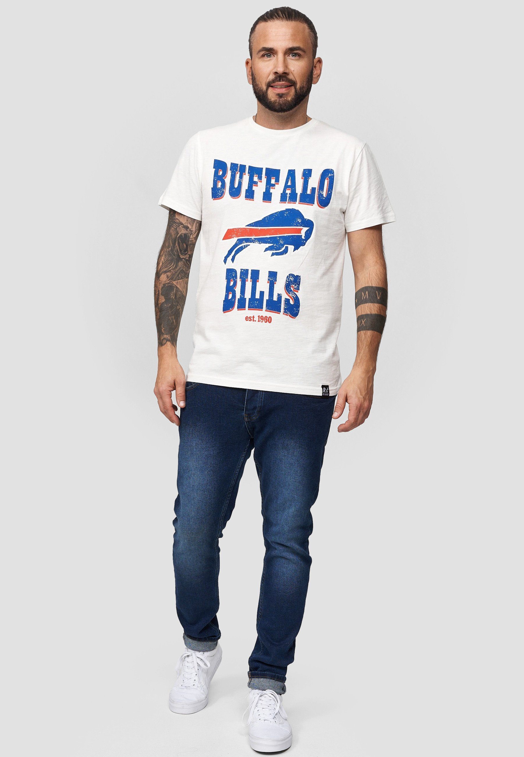 Recovered T-Shirt NFL Bills zertifizierte Bio-Baumwolle GOTS
