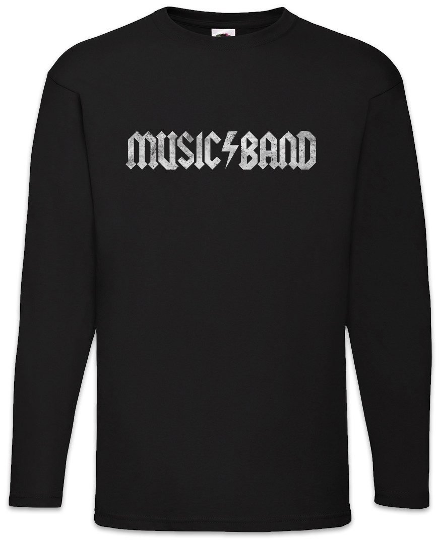 Langarmshirt Music Band Langarm T-Shirt Gitarre Musik Punk Death Heavy Metal Hard