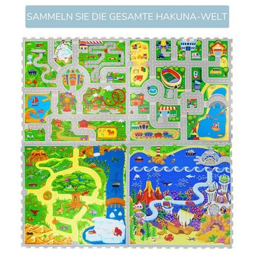 Hakuna Matte Spielmatte Puzzlematte für Babys 1,2x0,9m, 20% dickere Krabbelmatte, Spielmatte