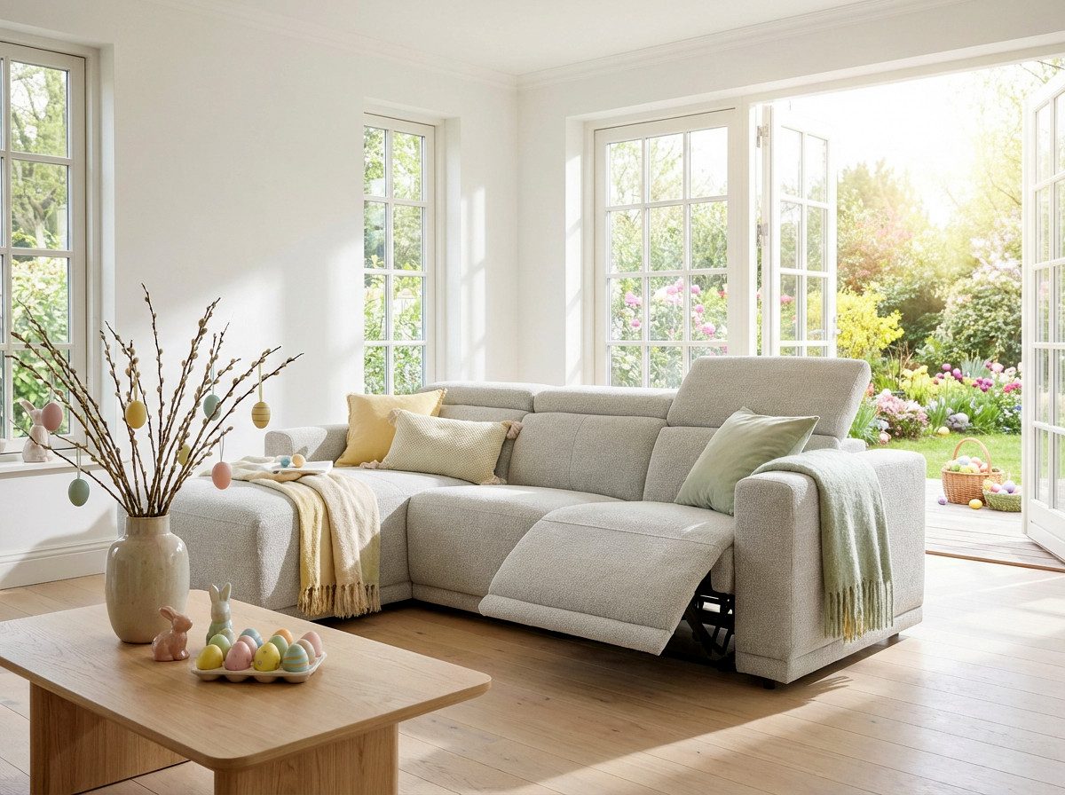 OTTO home Ecksofa LEOON L-Form, 255 cm - elektr. Relaxfunktion, mit USB A/C günstig online kaufen