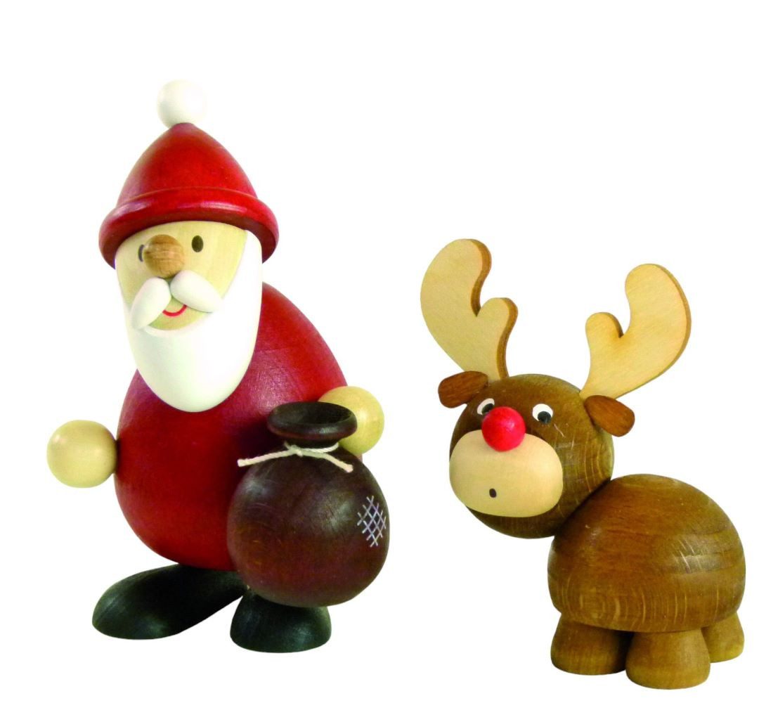 Ullrich Kunsthandwerk Weihnachtsmann Ullrich Dekofigur Weihnachtsmann mit E günstig online kaufen