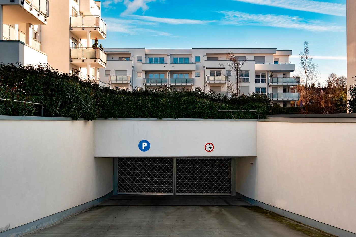 Thumbnail - EXACOMPTA Warnschild Hinweisschild PP nicht selbstklebend Privatparkplatz 30 cm Blau 67105E