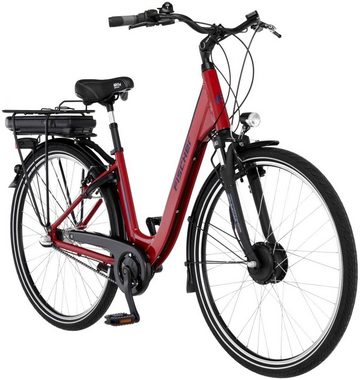 FISCHER Fahrrad E-Bike CITA 1.0 317, 3 Gang, Nabenschaltung, Frontmotor, 418 Wh Akku, Pedelec, Elektrofahrrad für Damen u. Herren, Cityrad