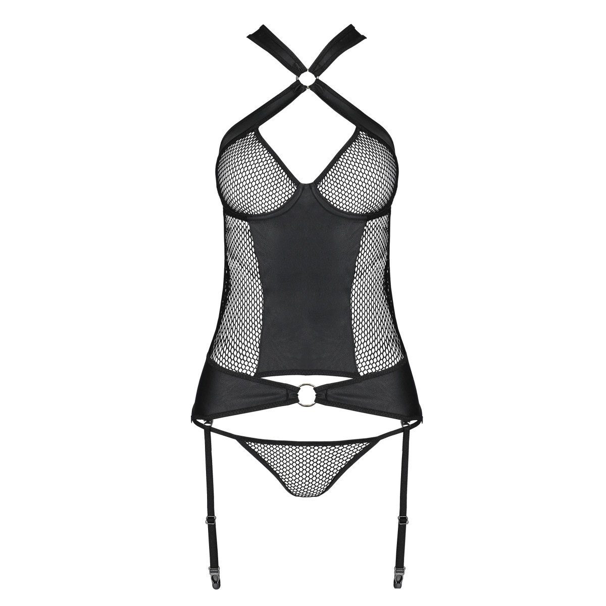 black Passion-Exklusiv & Corsage (L/XL,S/M,XXL) Amanda corset thong PE -