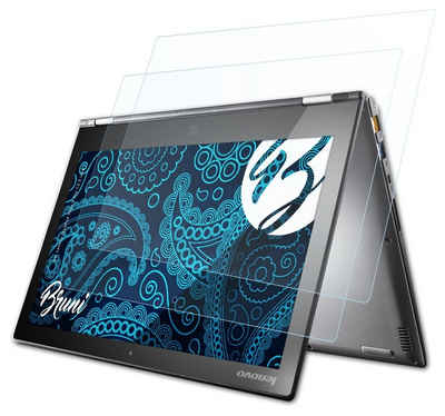 Bruni Schutzfolie für Lenovo IdeaPad Yoga 2 Pro 13.3 inch, (2 Folien), praktisch unsichtbar