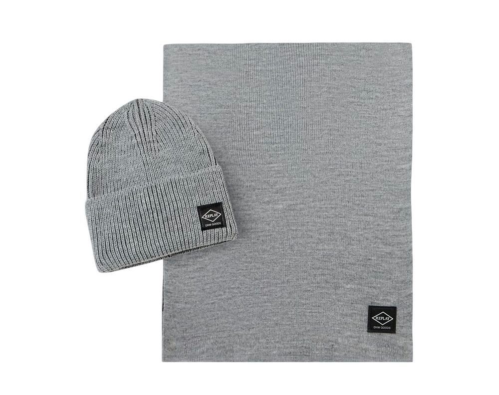 Replay Beanie Beanie + Scarf (Set, 2-St)