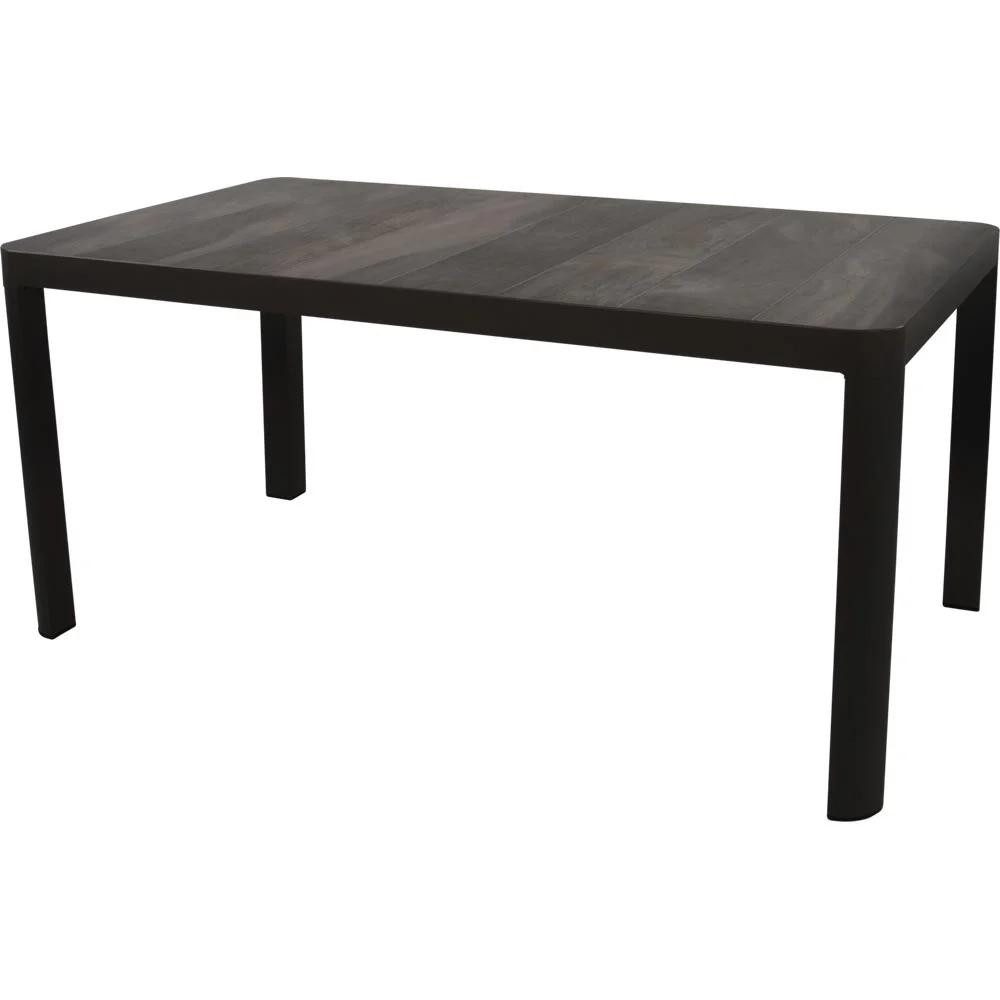 Natur24 Gartentisch Castilla Tisch Keramik Aluminium Beige Anthrazit 160 x 90 x 74 cm