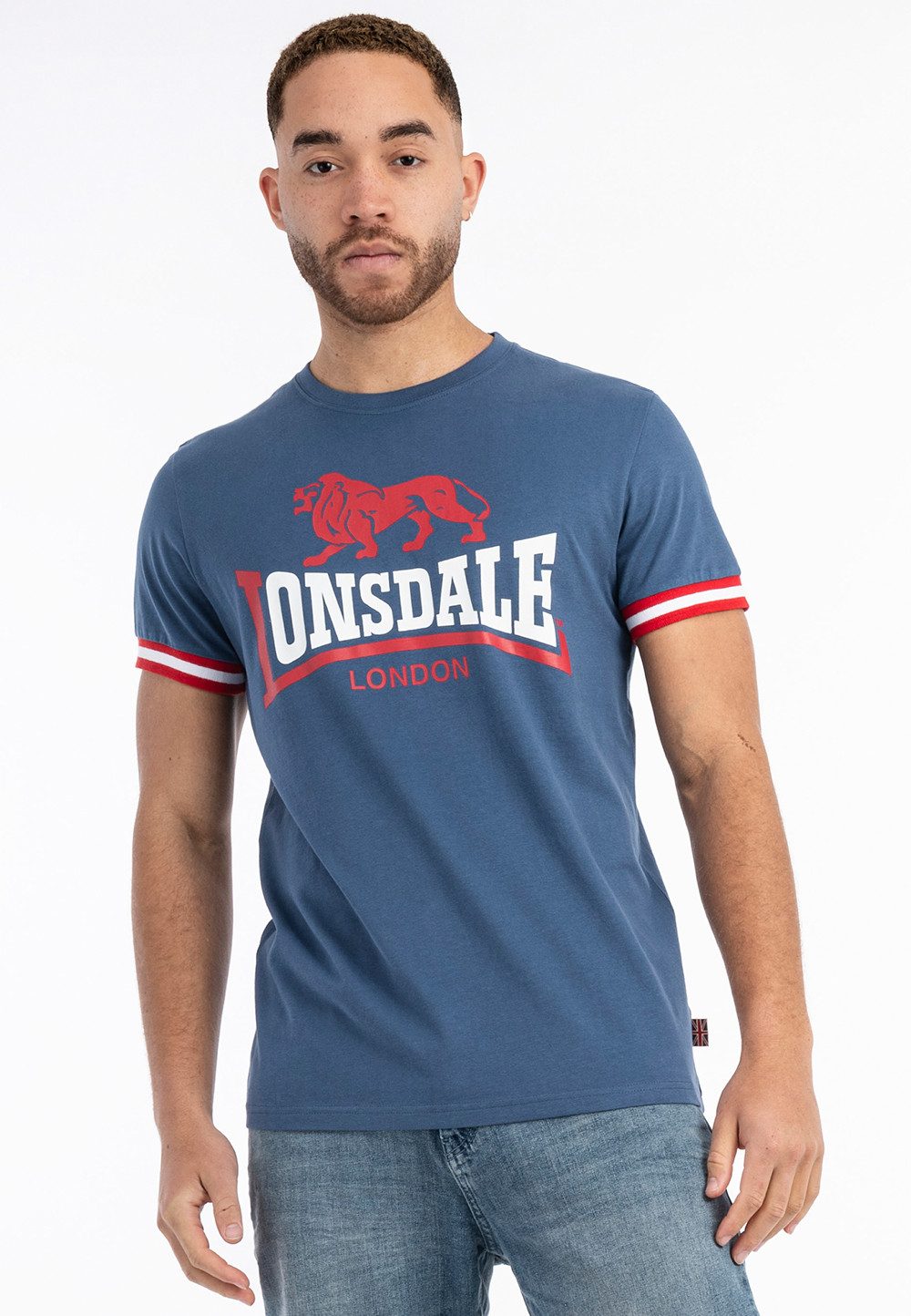 Lonsdale Kurzarmshirt Herren Kurzarm Shirt KERGORD