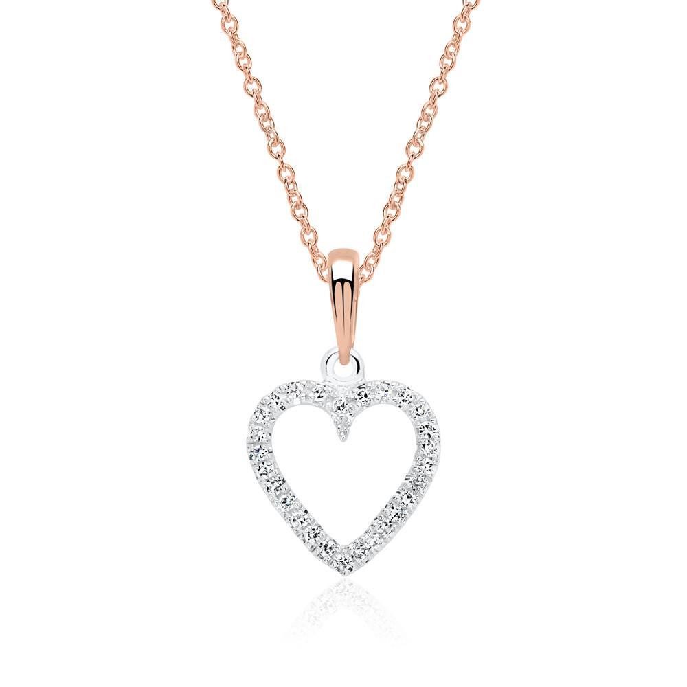 Unique Kettenanhänger Anhänger 14K Wei...