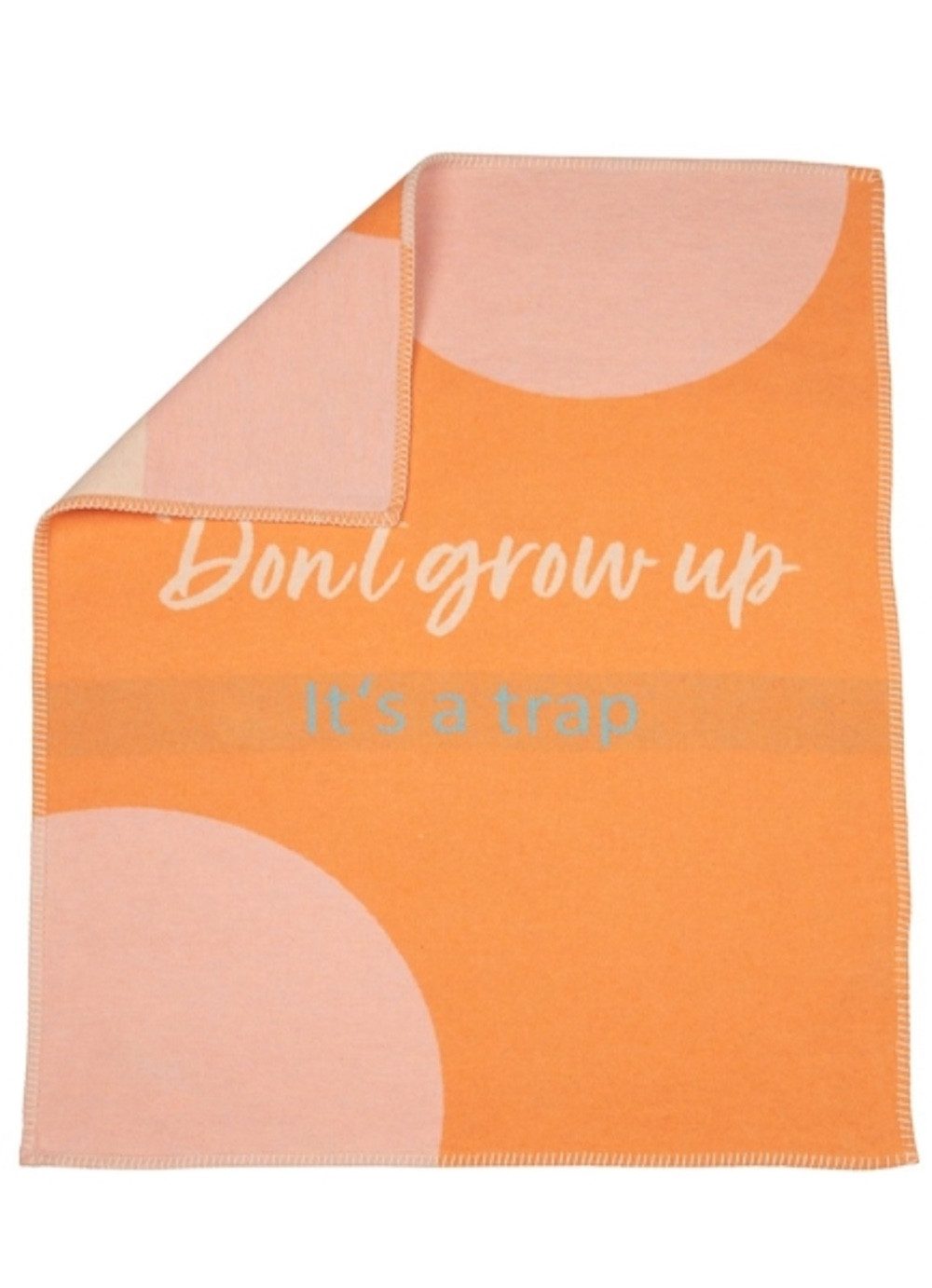 Babydecke Lili 'Don't grow up' 70 x 90 cm, DAVID FUSSENEGGER