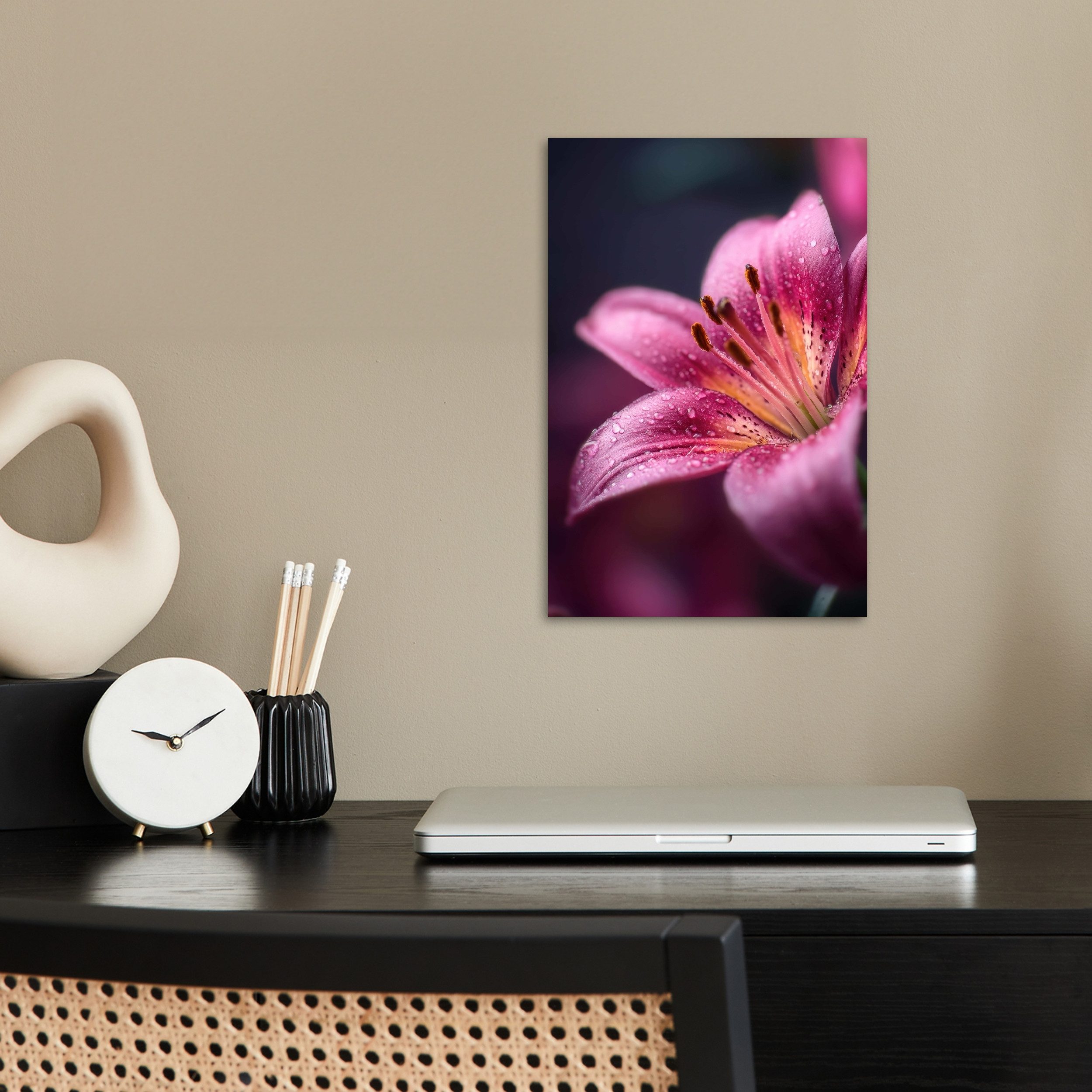 MuchoWow Poster Rosa - Lilie - günstig online kaufen