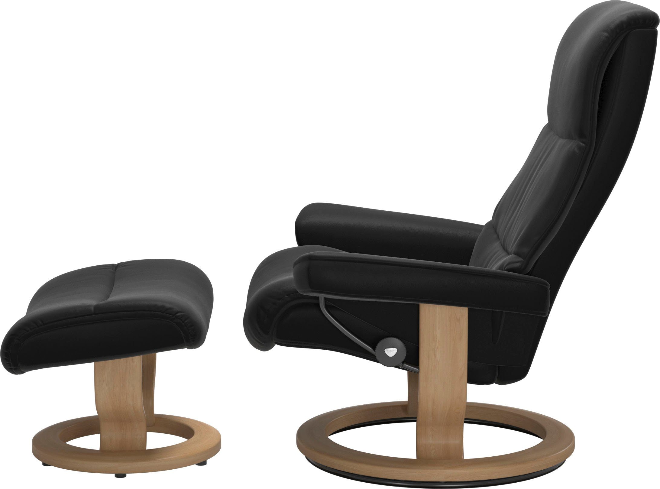 View Hocker), (Set, mit Base, Stressless® mit Relaxsessel Größe Classic Relaxsessel S,Gestell Eiche