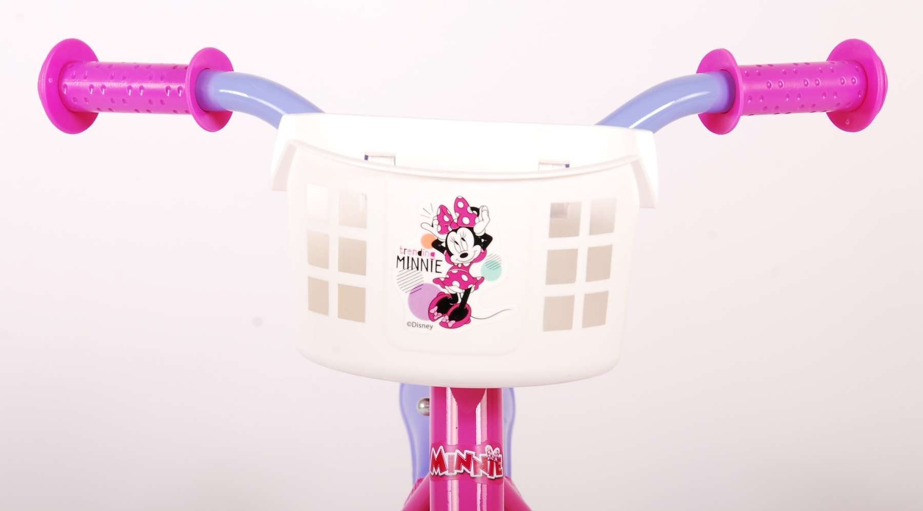 Disney Kinderfahrrad Jahre, - 4 Minnie / 2 EVA Gang, 10 - Cutest fester Weiß Reifen Ever Pink Lila, 1 35 Gang, Mädchen - - Zoll bis kg, 