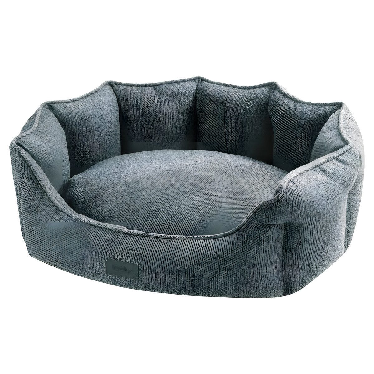 Tierbett Hundebett Anda oval grau