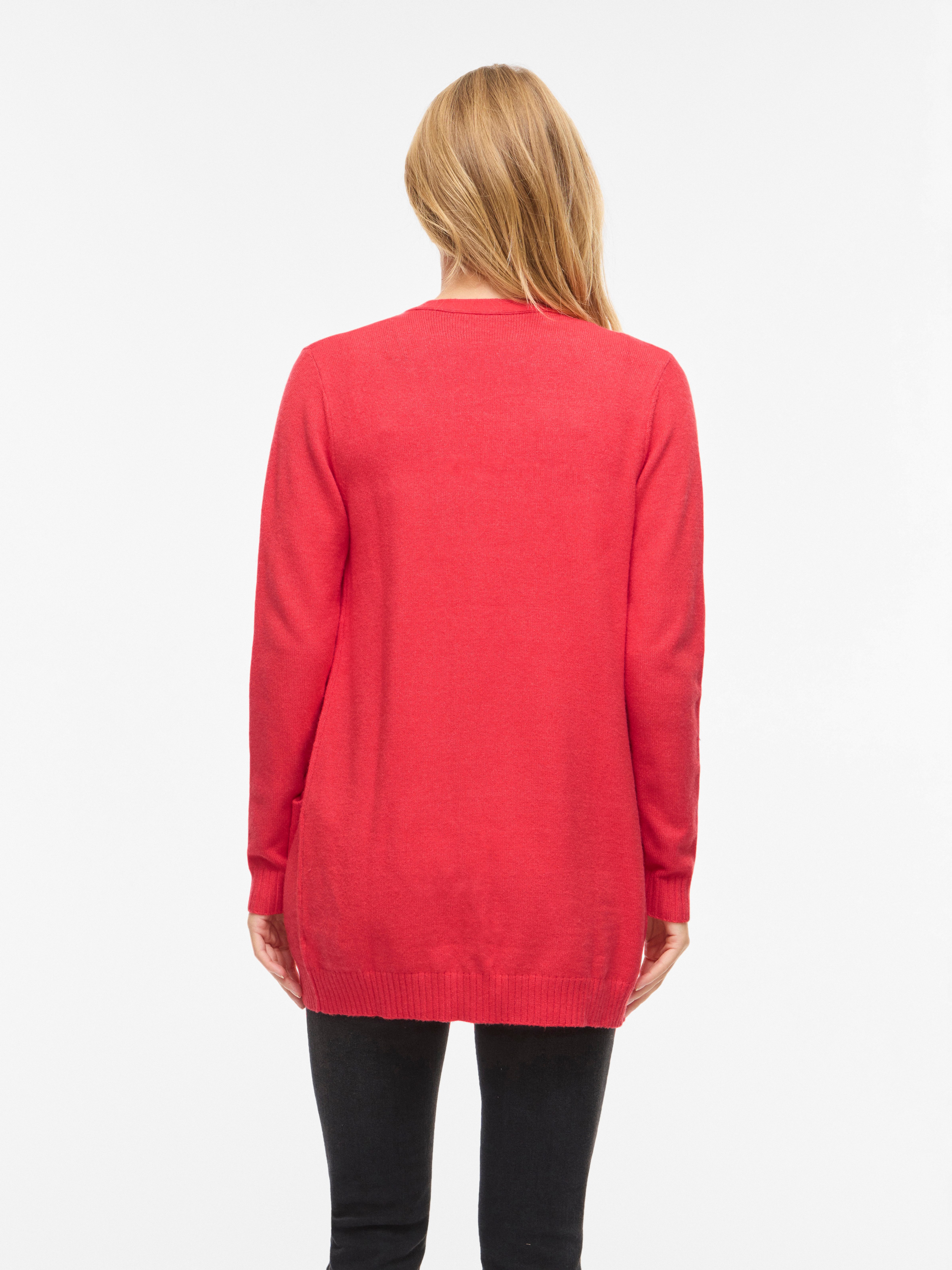 Vila Strickjacke VIRIL OPEN L/S KNIT CARDIGAN - NOOS Viskosemischung, regular fit