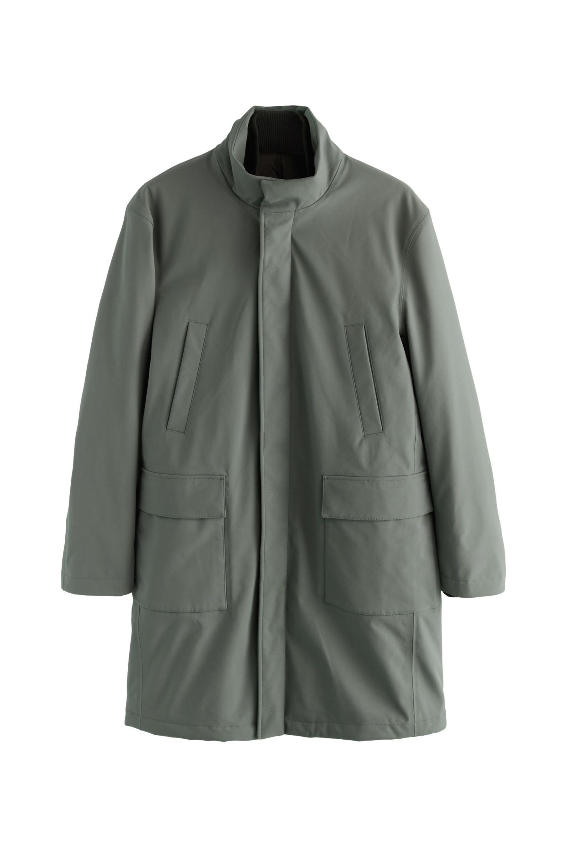 Next Funktionsmantel Wasserdichter Steppmantel mit Trichterkragen (1-tlg)