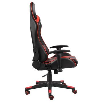 furnicato Gaming-Stuhl Drehbar Rot PVC (1 St)