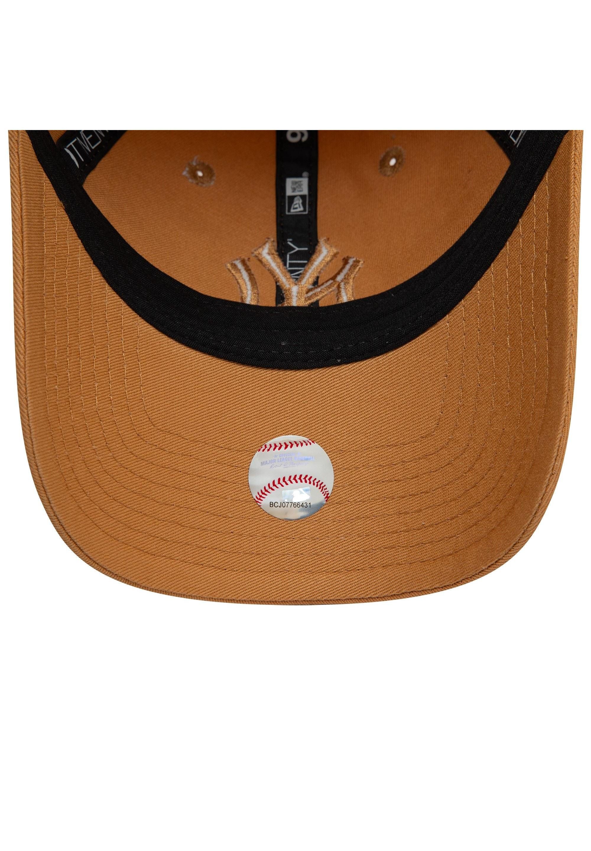 New Era Baseball Cap New York Yankees MLB League Essential Tonal Beige Verstellbare 9Twenty (1-St)