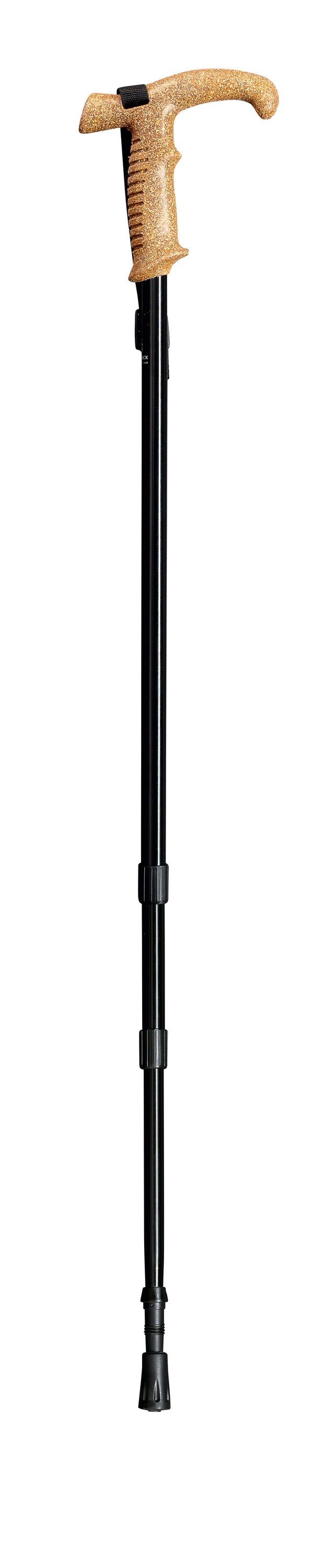 Stockshop Gehstock Kombi Teleskopstock TRECKING ANTISHOCK, Leichtmet., höhenverst.