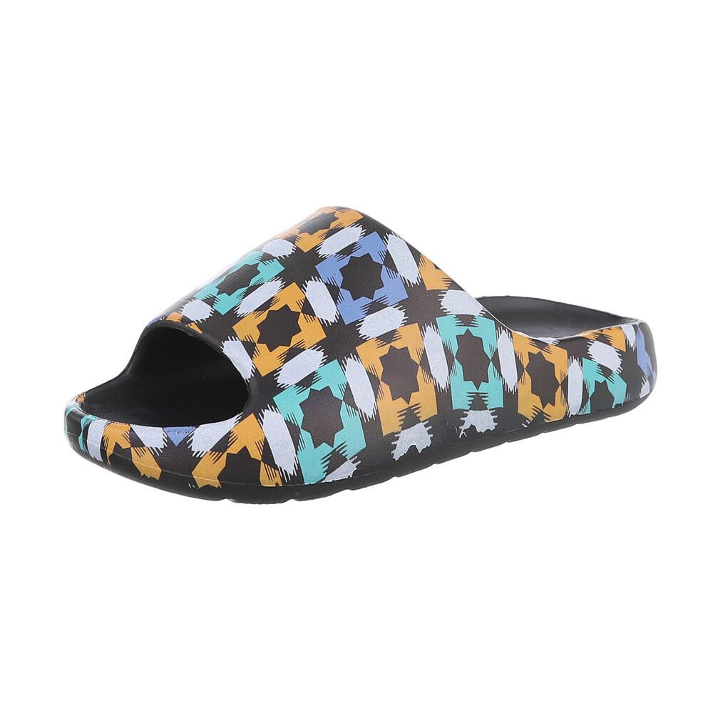 Ital-Design Damen Mules Strand Pantolette (86192703) Flach Pantoletten in S günstig online kaufen