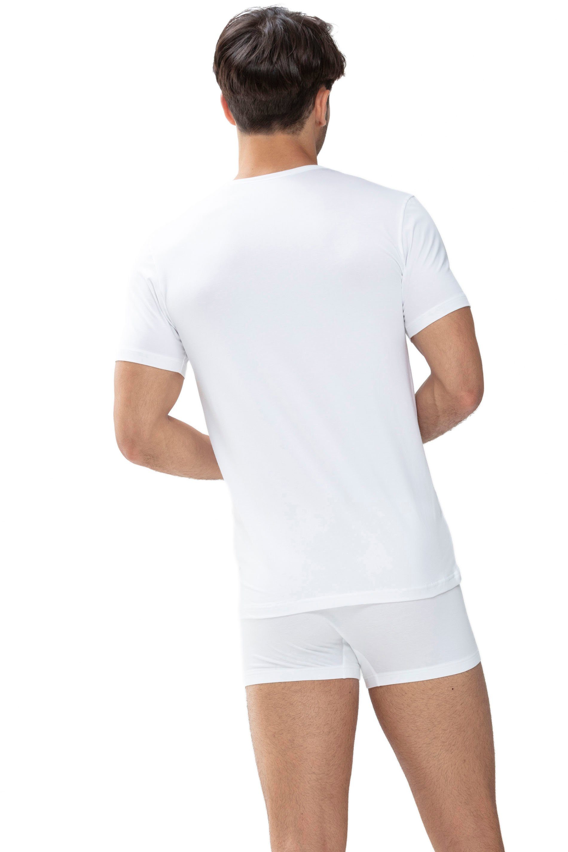 Mey Cotton - 46102 Mey NECK Kurzarmshirt CREW Dry Shirt,