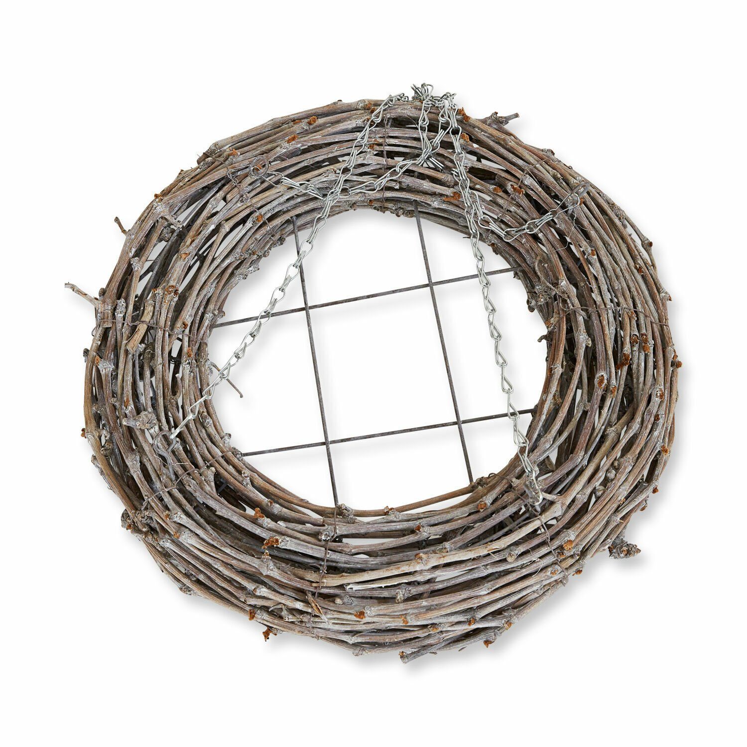 Mirabeau Adventskranz Kranz Adré braun/silber günstig online kaufen