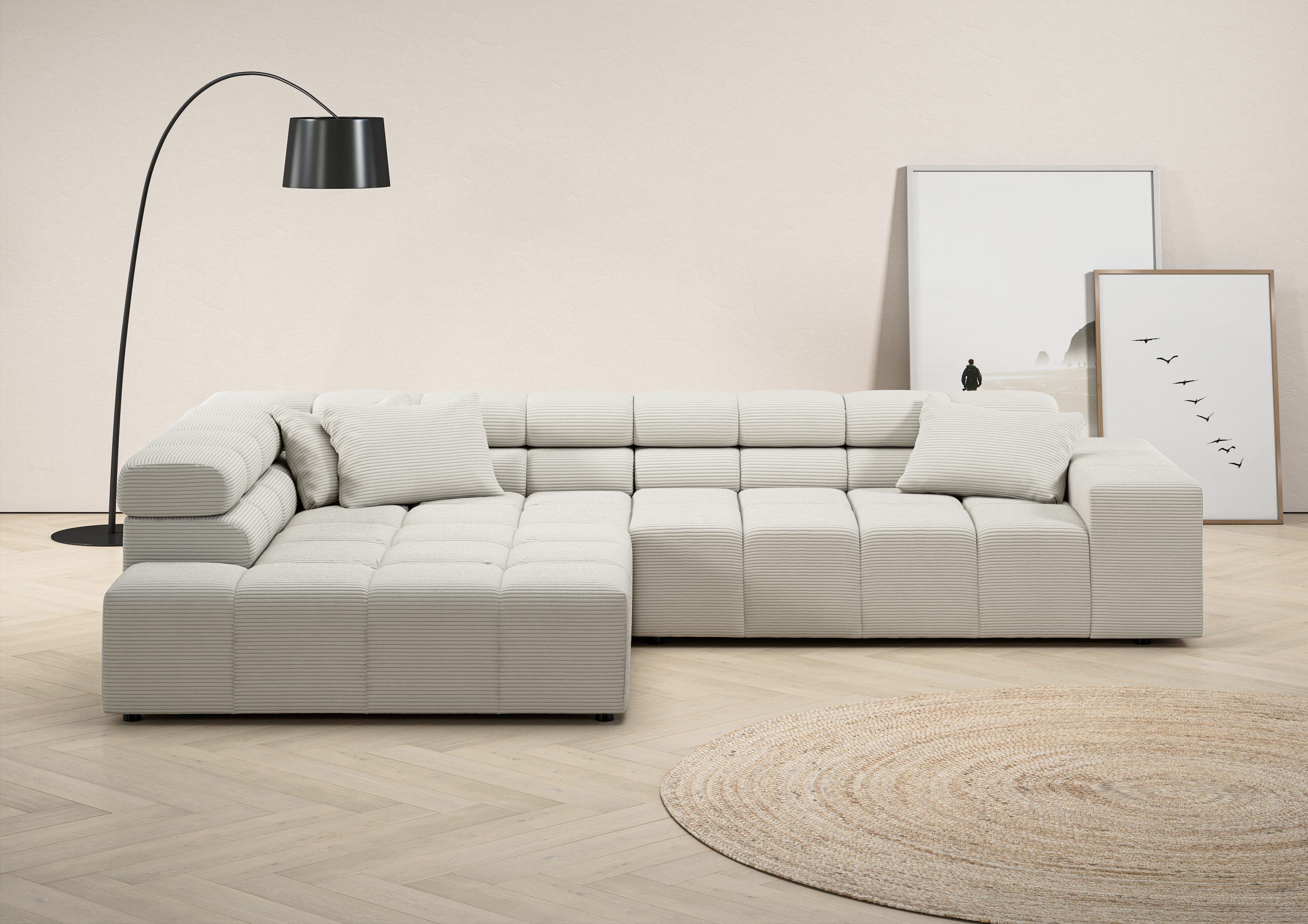 INOSIGN Ecksofa Ancona incl. Kopfteilverstellung, OTTOs günstig online kaufen