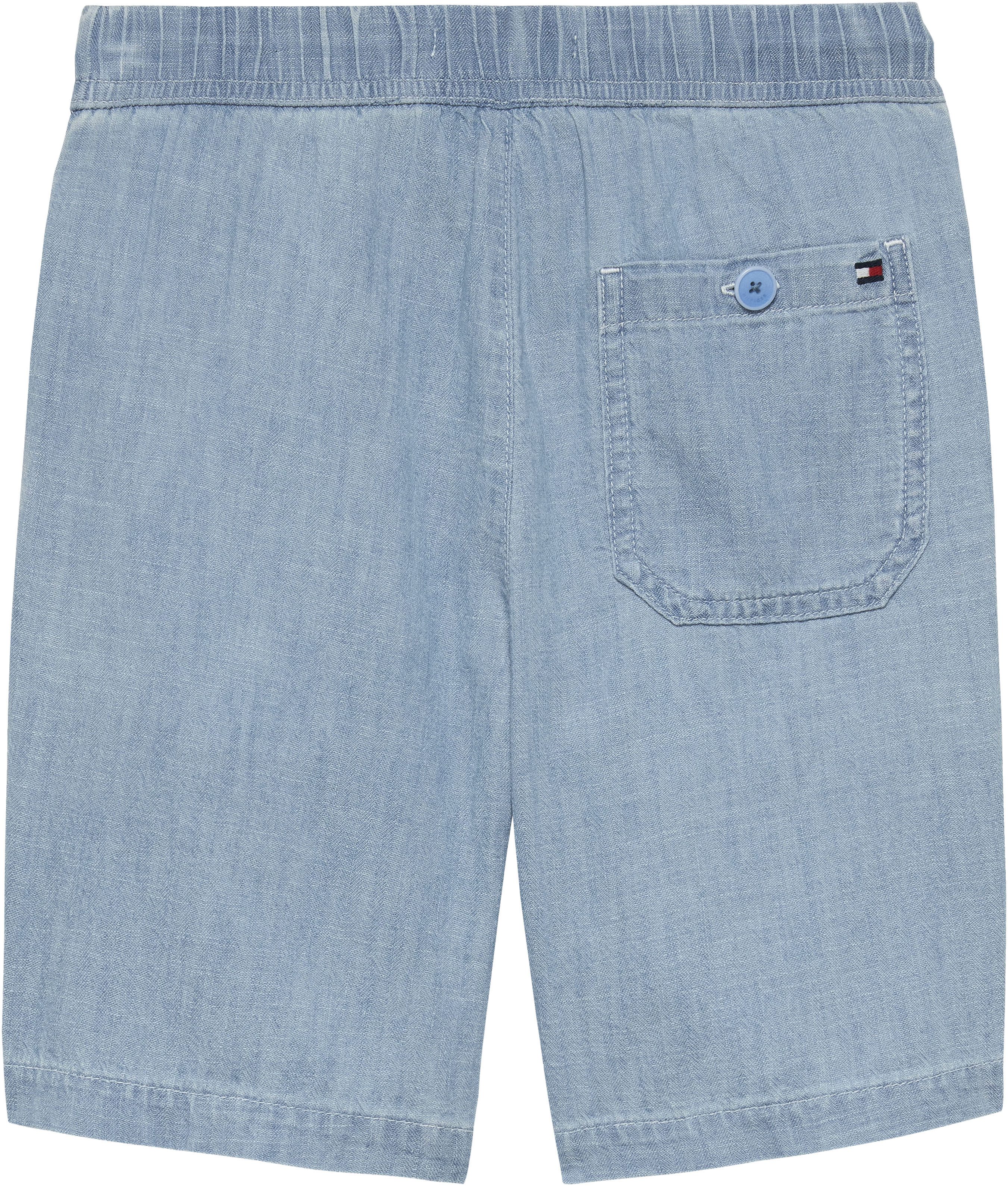 Tommy Hilfiger Shorts WAVY FLAG HERRINGBONE SHORT Kinder bis 16 Jahre, relaxed fit
