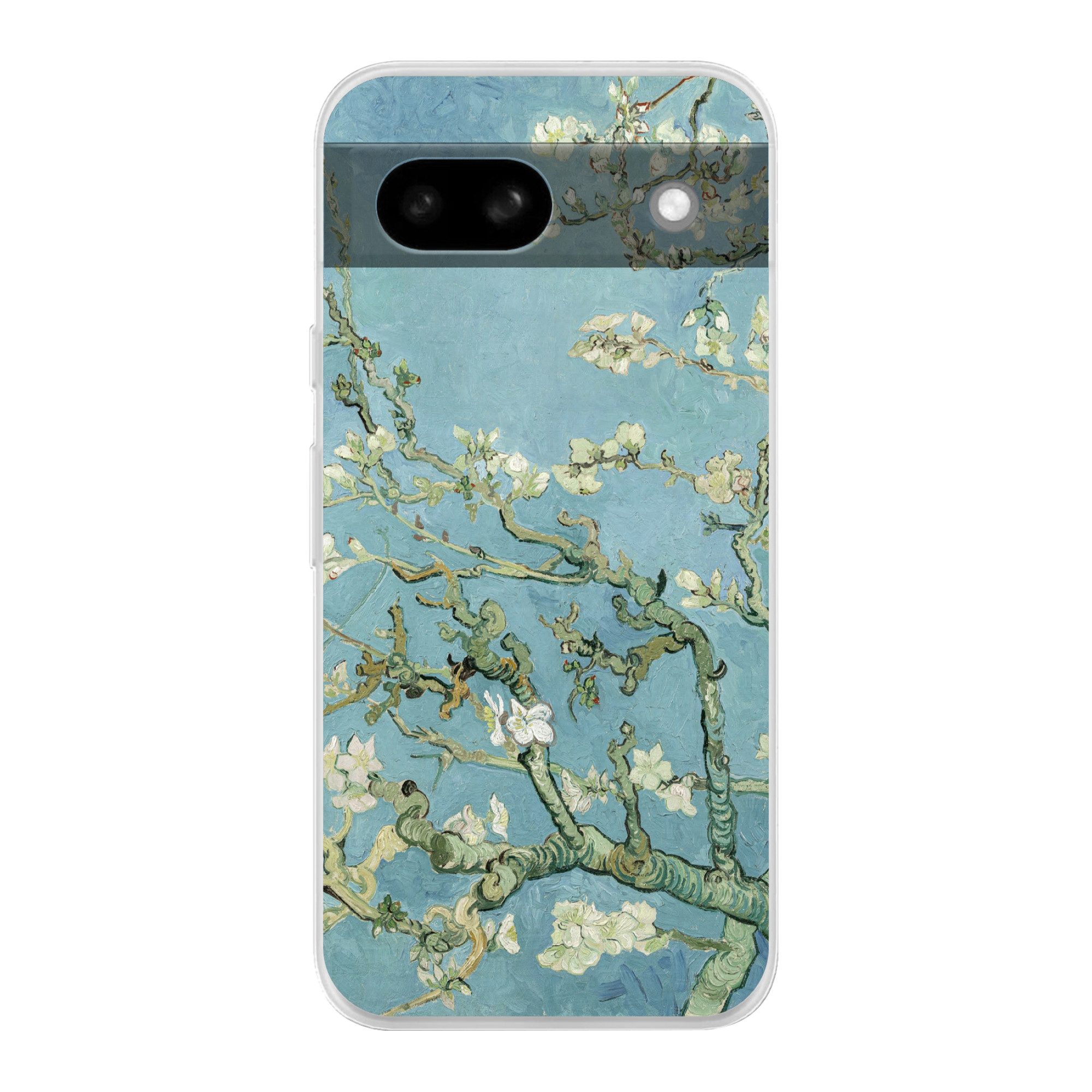 MuchoWow Handyhülle für Google Pixel 8a Mandelblüte - Van Gogh - Kunst, Phone Case, Silikon, Schutzhülle Dünn