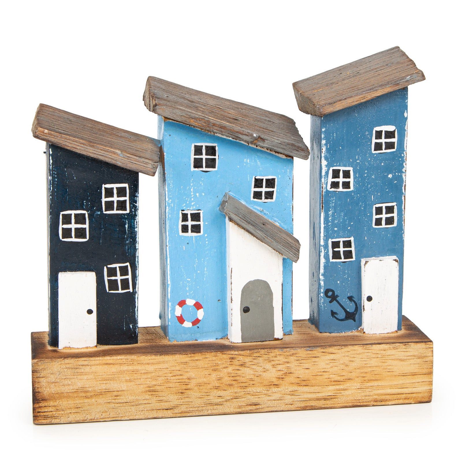 Logbuch-Verlag Dekofigur Maritime Häuser aus Holz Dekoleiste zum Hinstellen günstig online kaufen