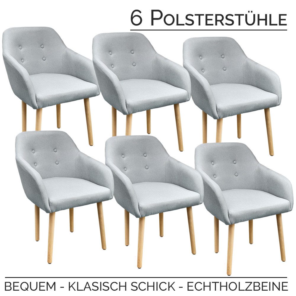 Kingpower Esszimmerstuhl 2/4/6/8 Set Stühle Esszimmerstühle Stuhl Sessel mi günstig online kaufen