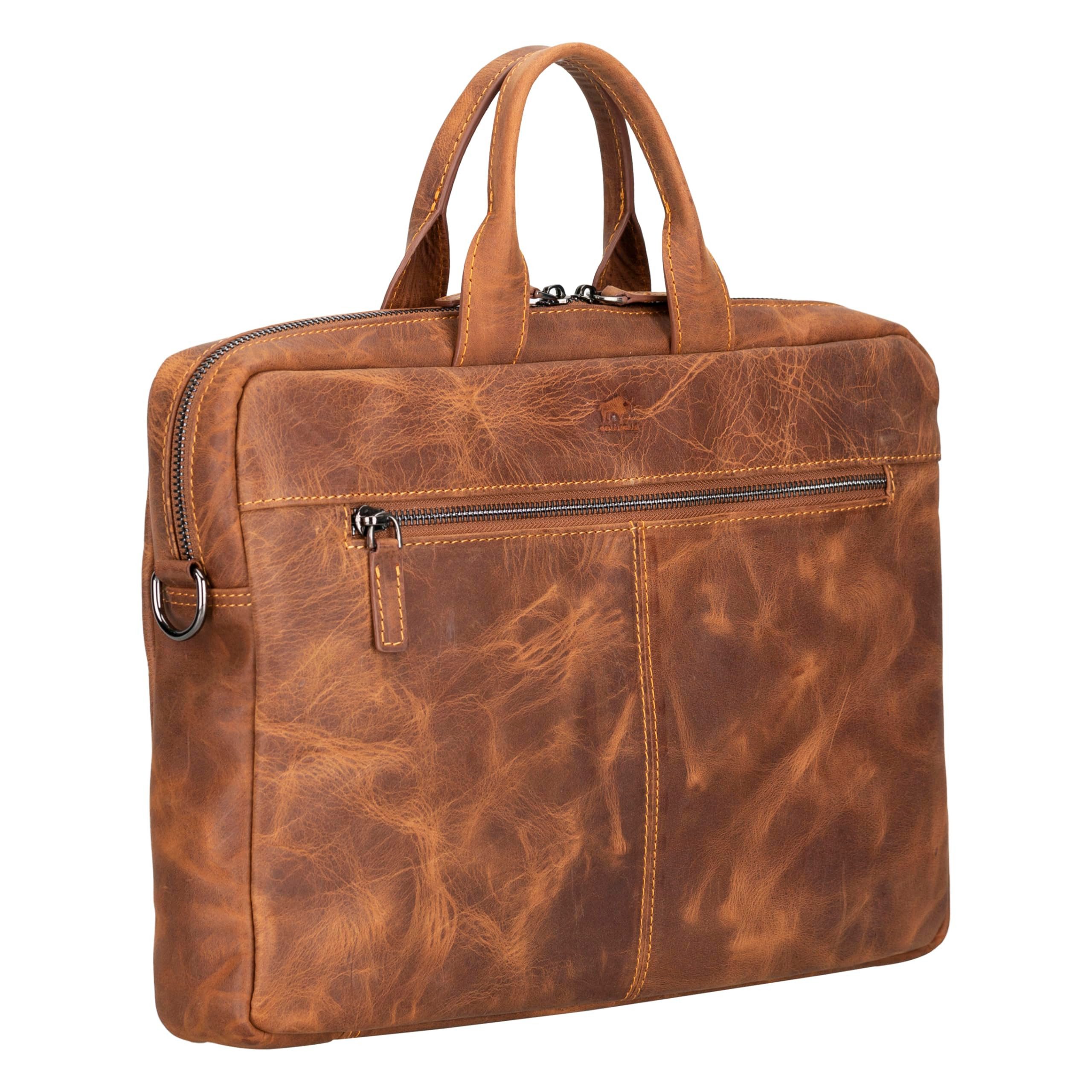 Solo Pelle Businesstasche Leder Aktentasche, Businesstasche, Arbeitstasche, Reisetasche