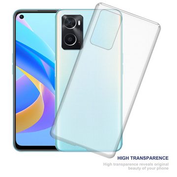 Cadorabo Handyhülle Oppo A36 / A76 / A96 4G / K10 4G / Realme 9i Oppo A36 / A76 / A96 4G / K10 4G / Realme 9i, Flexible TPU Silikon Handy Schutzhülle - Hülle - ultra slim