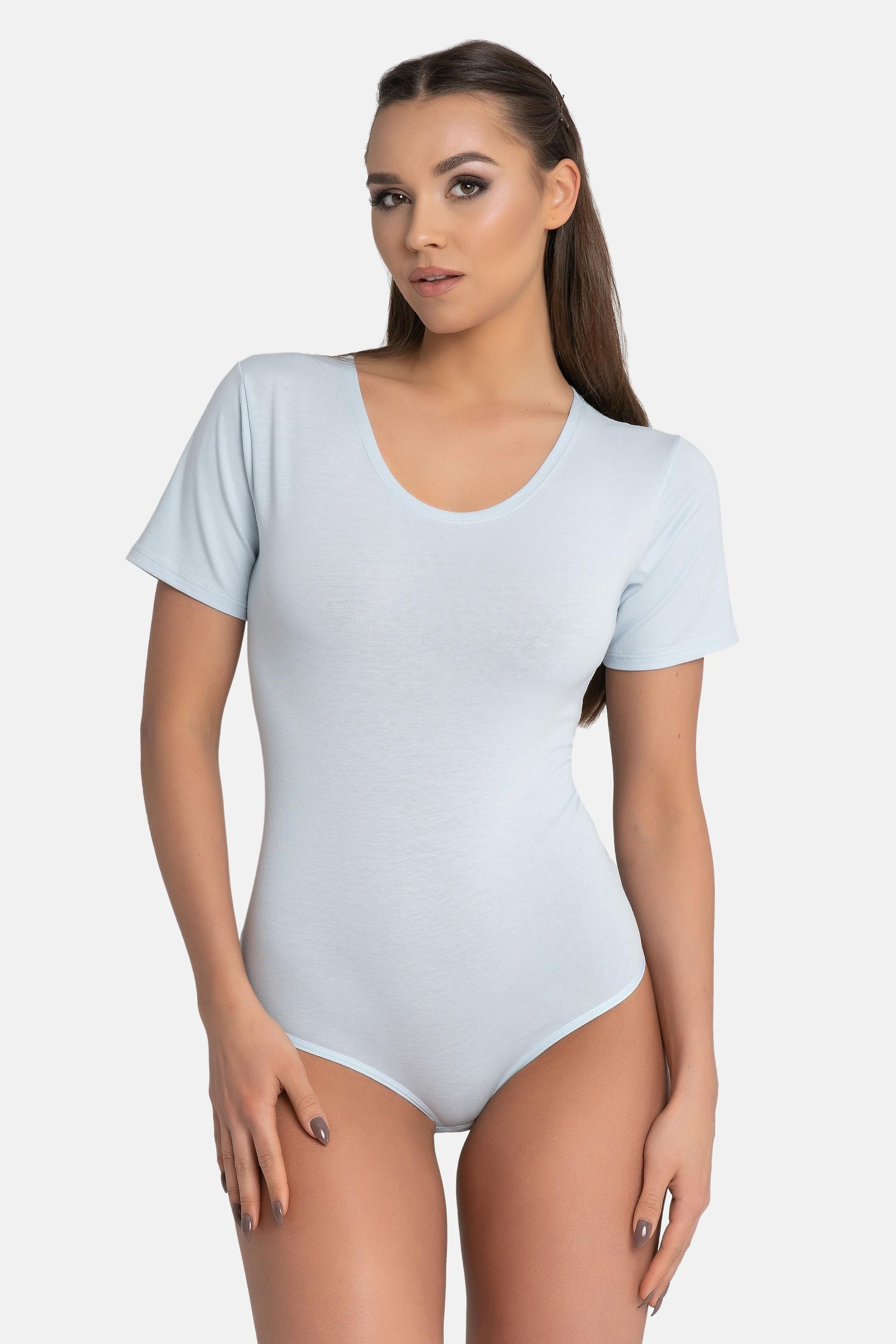 Evoni Stringbody Damen Kurzarmbody