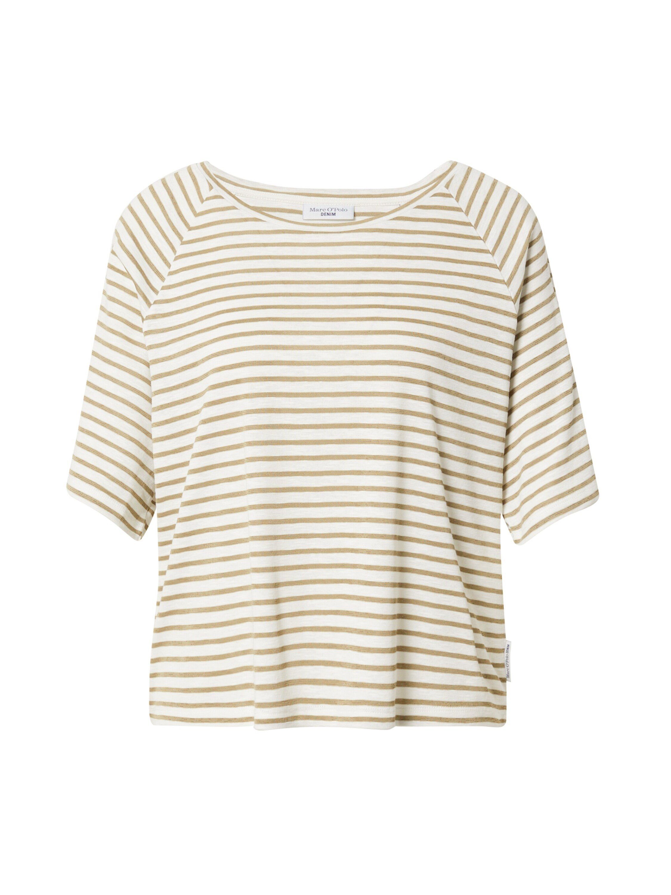Marc O'Polo DENIM T-Shirt (1-tlg) Plain/ohne Details oliv (45)