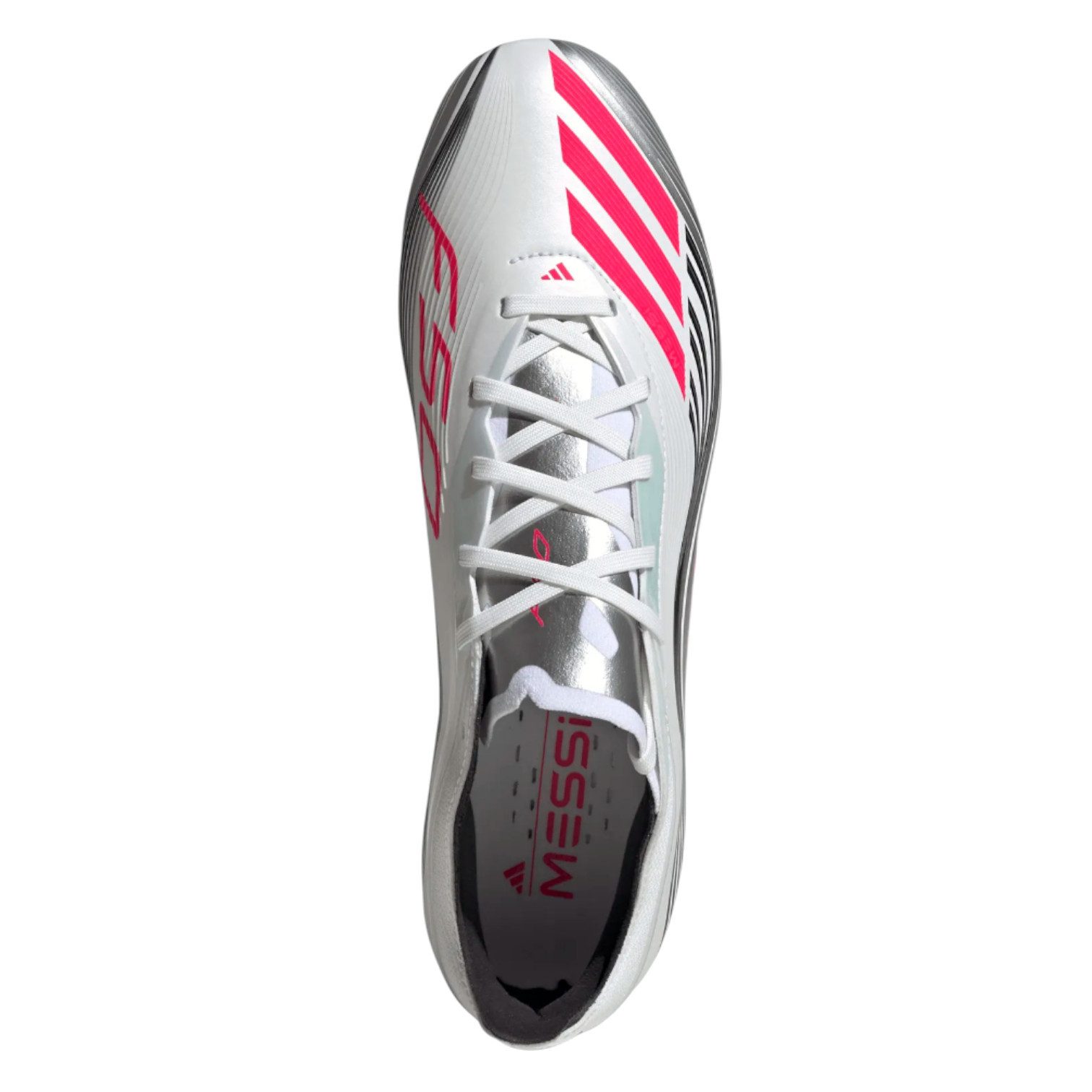 adidas Performance F50 Messi Pro FG (für feste Böden) 2025 weiss/bunt Herren Fußballschuh