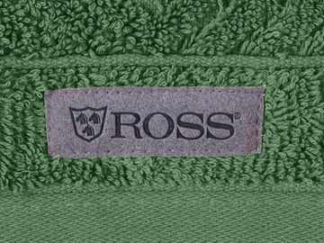 ROSS Duschtuch Smart, Frottier (1-St), Uni-Rippe mit Velourslabel