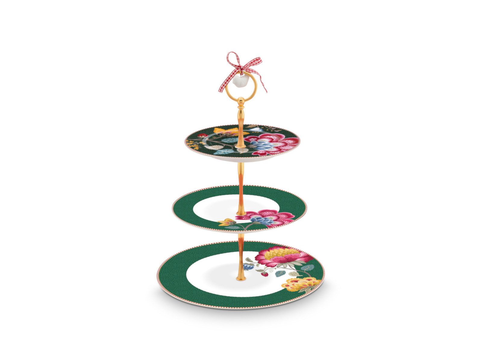 PiP Studio Etagere Fantasy Green Etagere 3tlg, Porzellan, (Etageren)