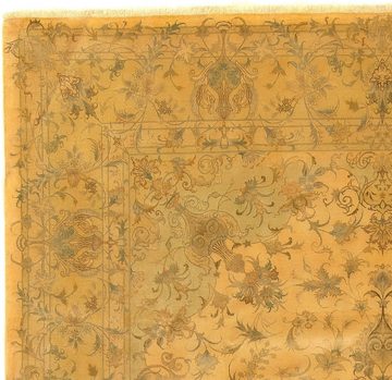Orientteppich Perser - Täbriz - Royal - 352 x 251 cm - hellbraun, morgenland, rechteckig, Höhe: 7 mm, Wohnzimmer, Handgeknüpft, Einzelstück mit Zertifikat