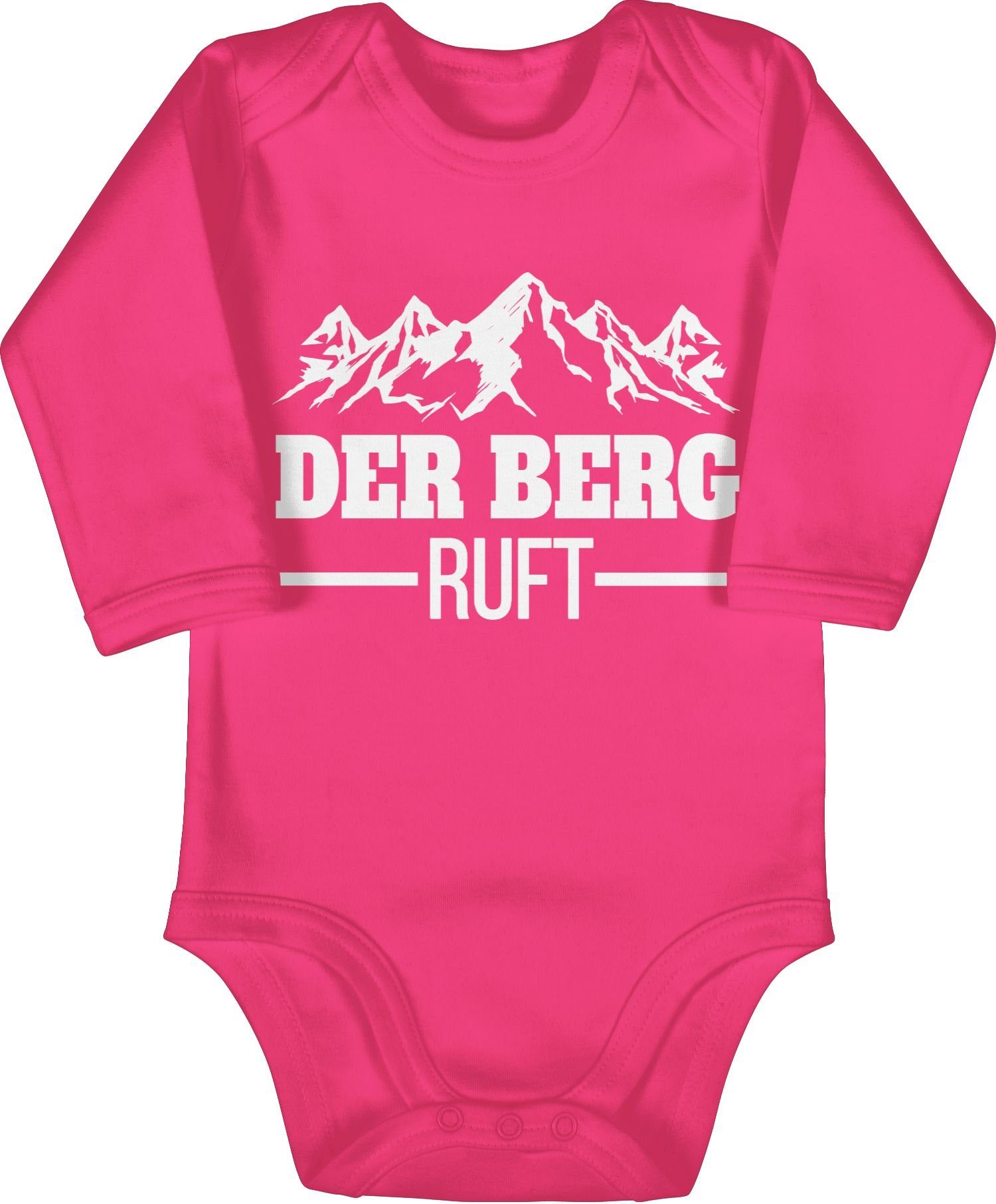 Shirtracer Shirtbody Der Berg ruft Sport & Bewegung Baby 2 Fuchsia