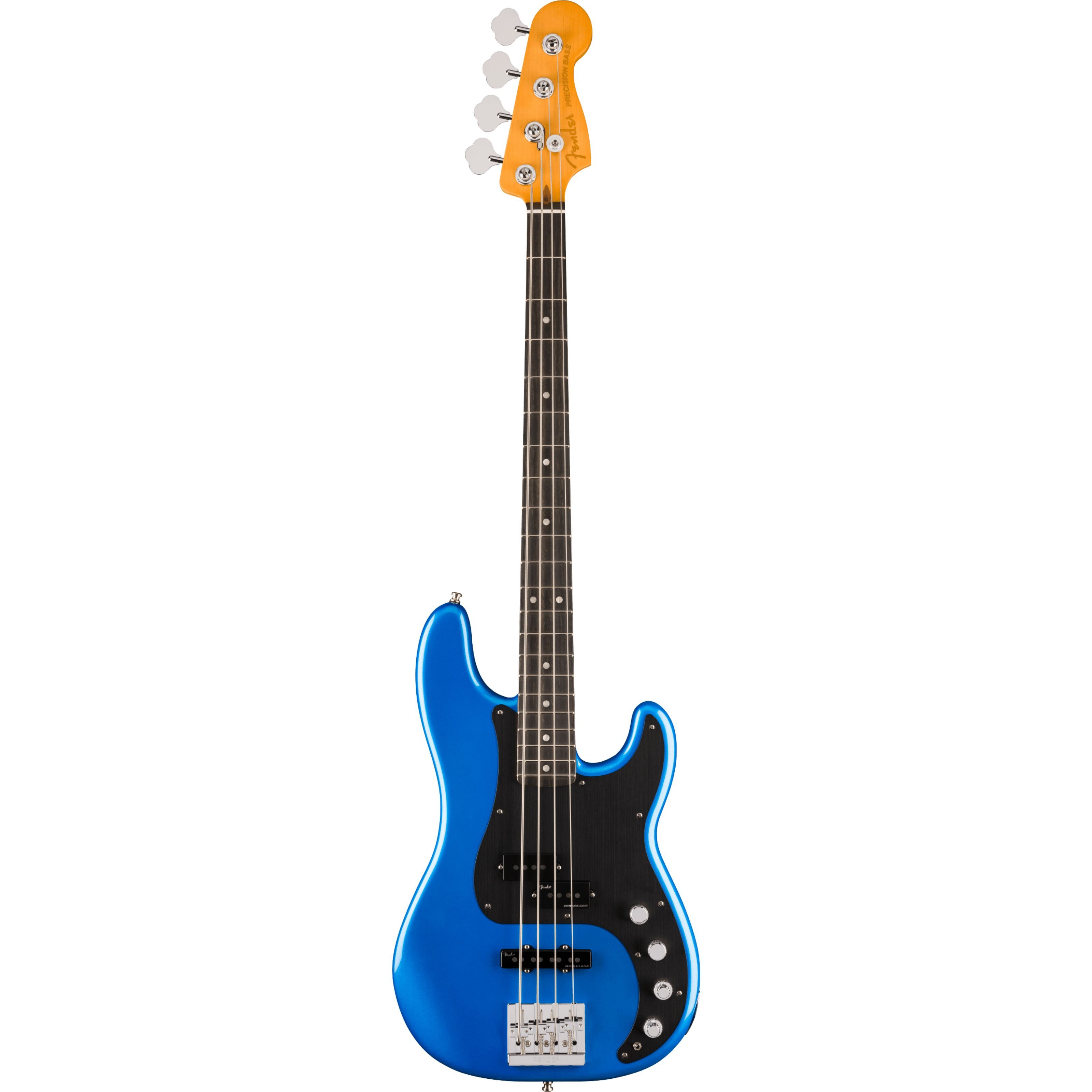 Fender E-Bass, E-Bässe, 4-Saiter E-Bässe, American Ultra II Precision Bass EB Noble Blue - E-Bass