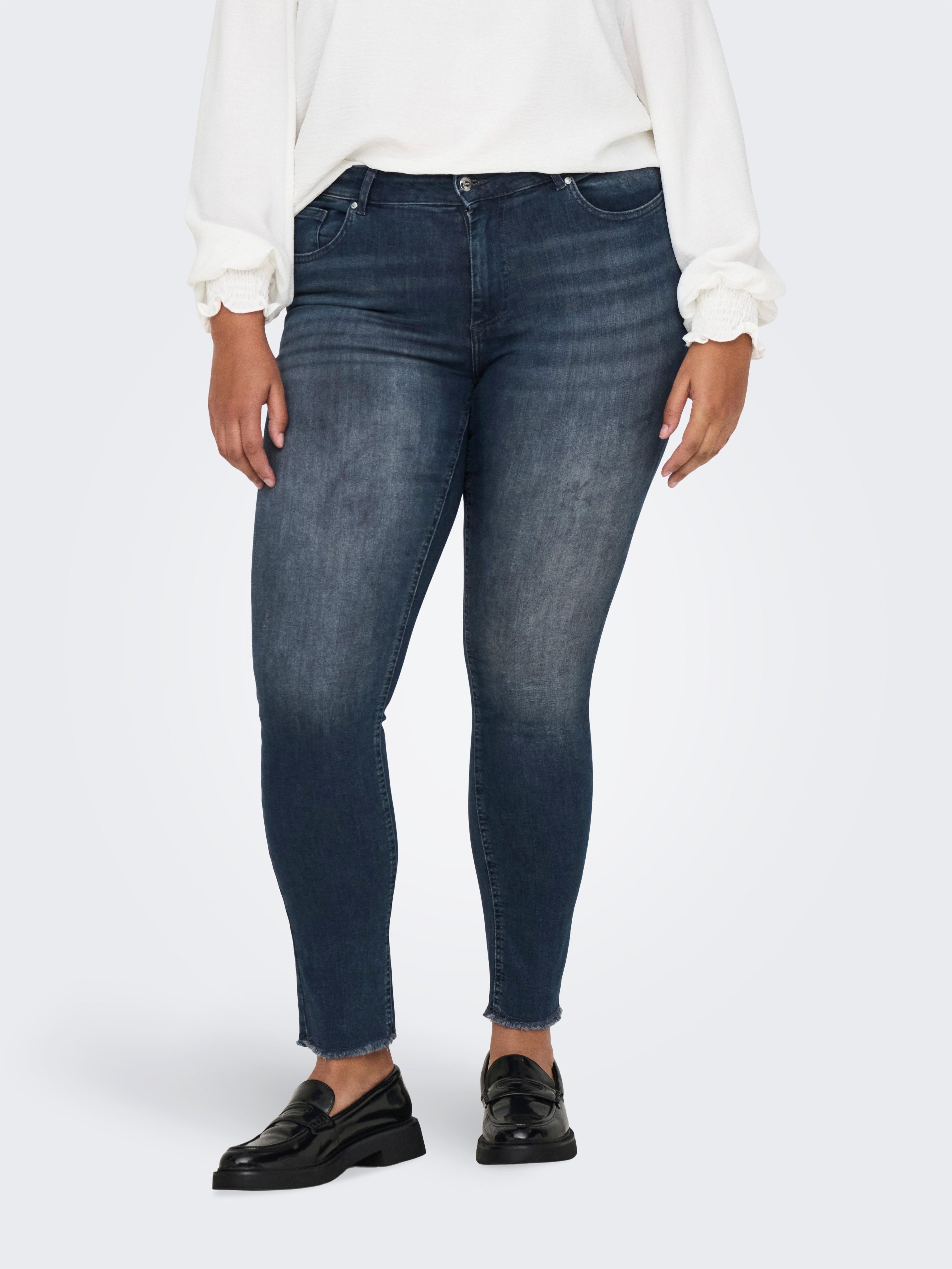 ONLY CARMAKOMA Skinny-fit-Jeans CARWILLY REG SK ANK RW REA422 NOOS günstig online kaufen
