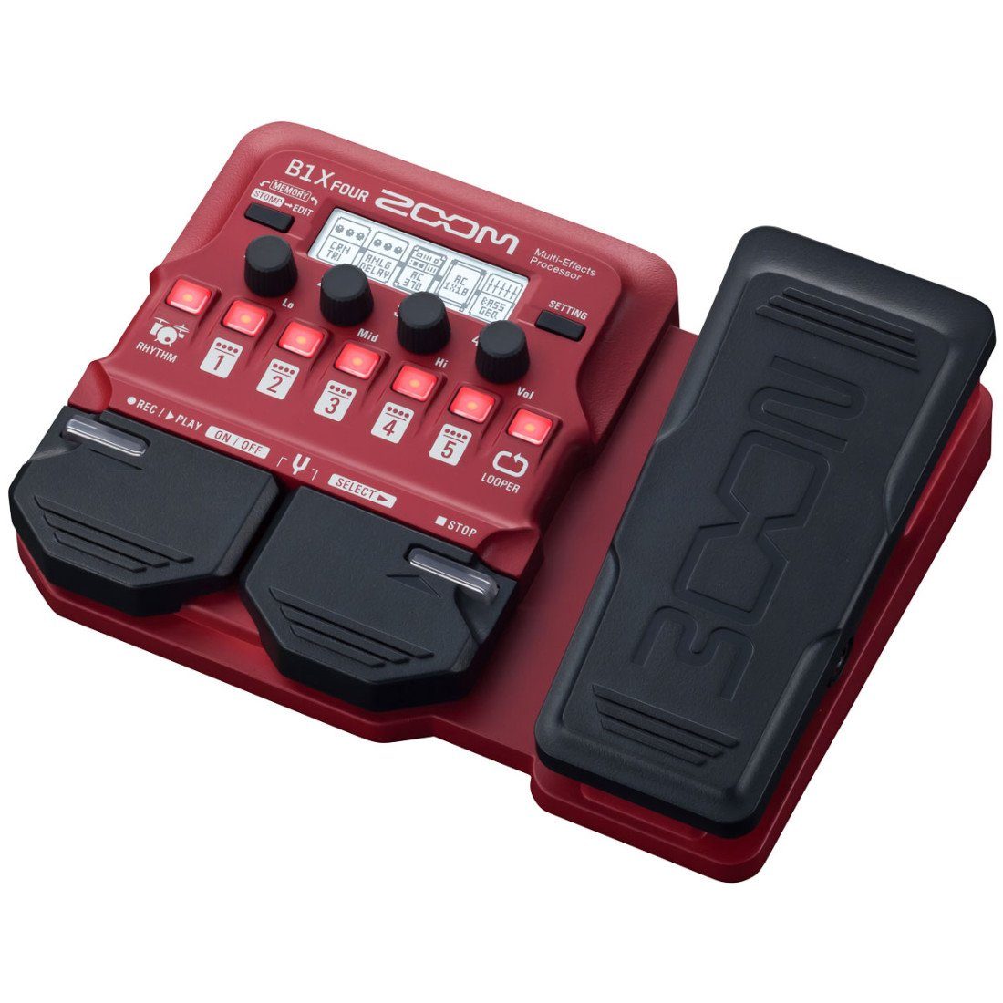 Zoom Audio E-Gitarre Zoom B1X FOUR Multi-Effektgerät für Bass, Effekt-Pedal für Bass