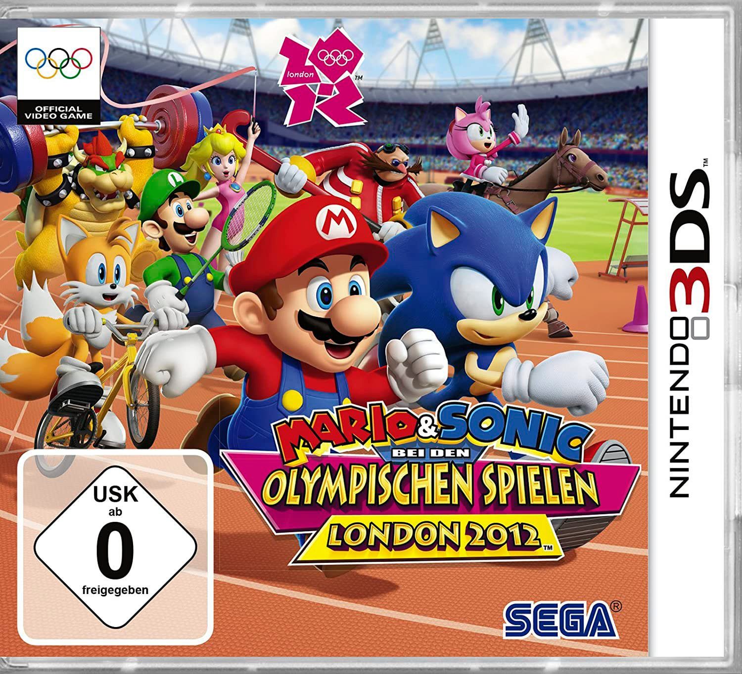 OLYMPISCHEN DEN & MARIO Nintendo 3DS LONDON SONIC BEI 2012 Sega SPIELEN